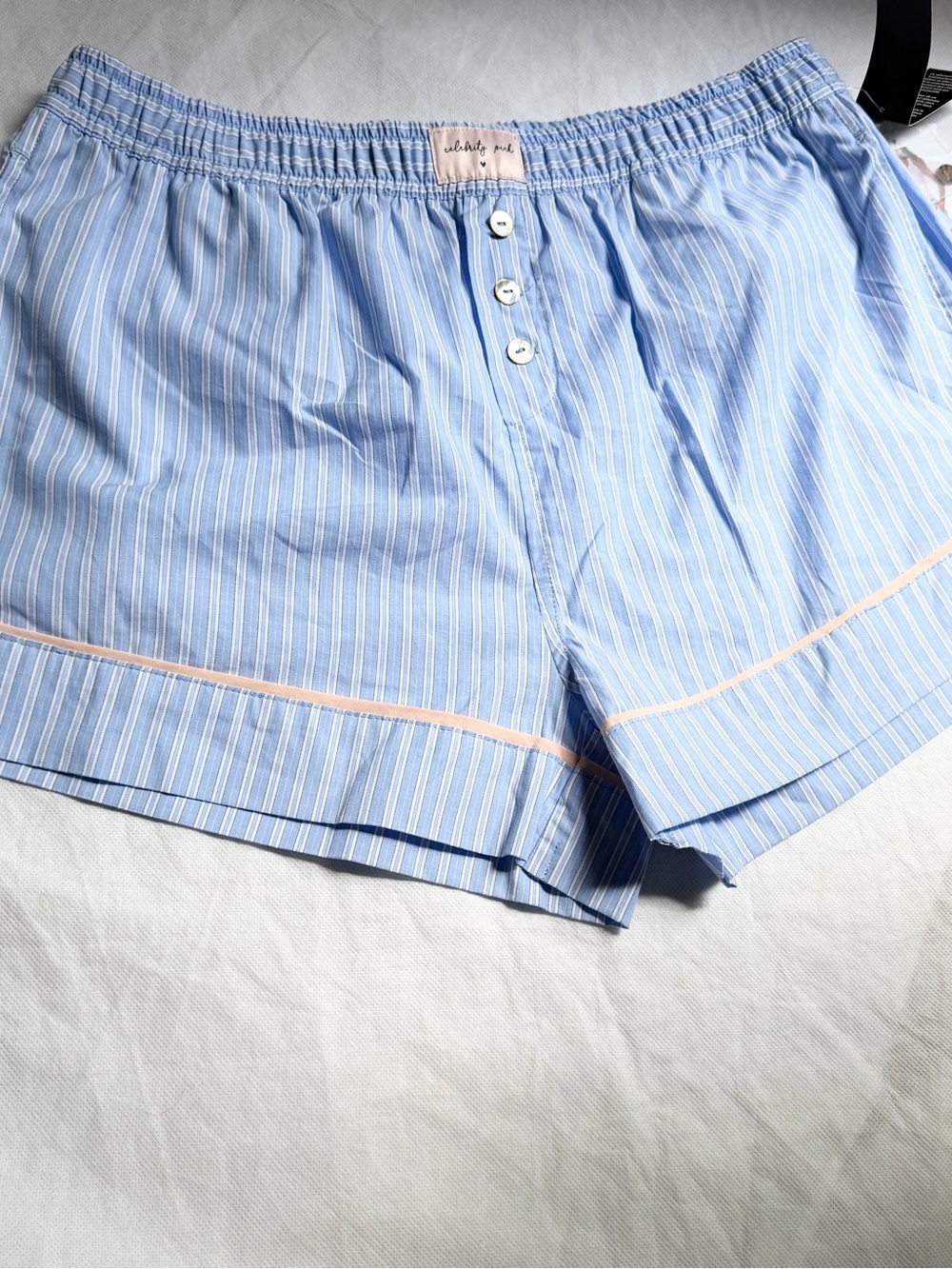 Celebrity Pink Striped Cotton Boxer Shorts